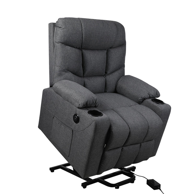 Levede Recliner Chair Electric Lift Grey-1975420439392030721