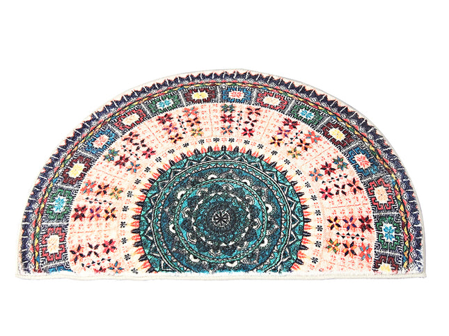 Marlow Door Mat Half Moon Semi-Circle Rug 60x90-1919892882941153281