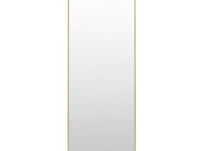 Yezi Rectangular Full Length Mirror 165x60cm Gold Standing Floor Wall Leaning-2065254637262475265