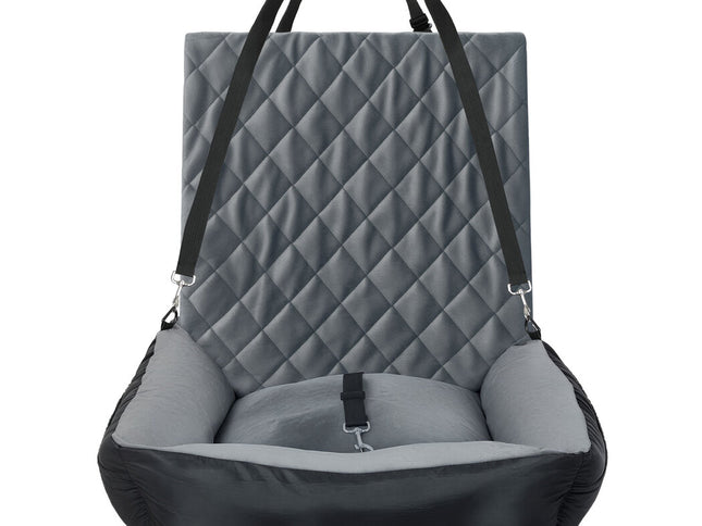 Pawz Pet Car Seat Dog Seat Travel Safety Booster Grey-2011971116188438529