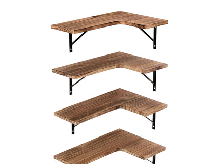 Levede Floating Shelf DIY Corner Hanging-1910113231490387969