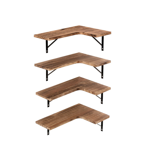 Levede Floating Shelf DIY Corner Hanging-1910113231490387969