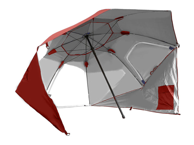 Mountview Beach Umbrella Outdoor Umbrellas Red 2.33M-1973193757788606465