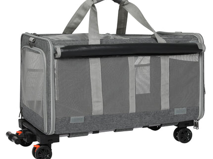 Pawz Pet Carrier 4 Wheel Portable Rolling Foldable-1910112289848168449