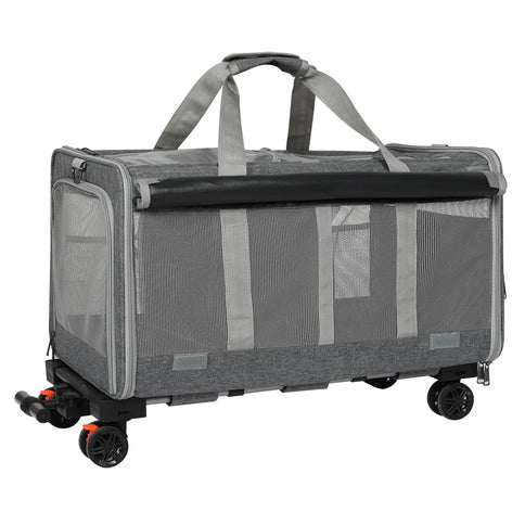 Pawz Pet Carrier 4 Wheel Portable Rolling Foldable-1910112289848168449
