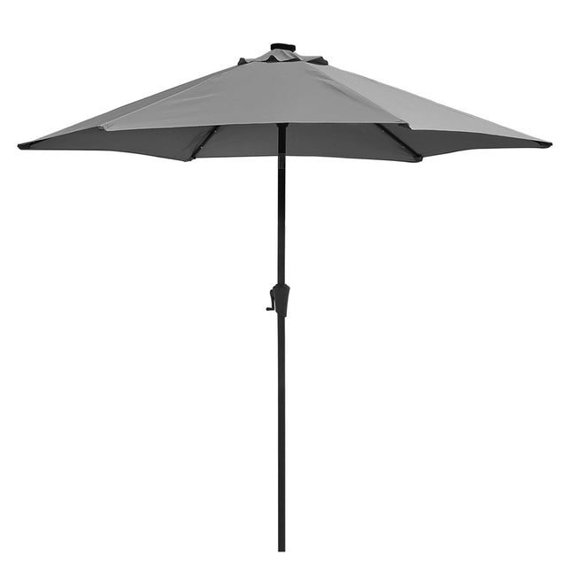 Centra 3M Outdoor Patio Umbrella Solar LED Light Grey-1950770002617569281