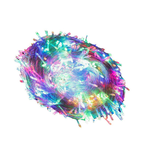 300 LED Curtain Fairy String Lights Multi Colour-1910113304735518721