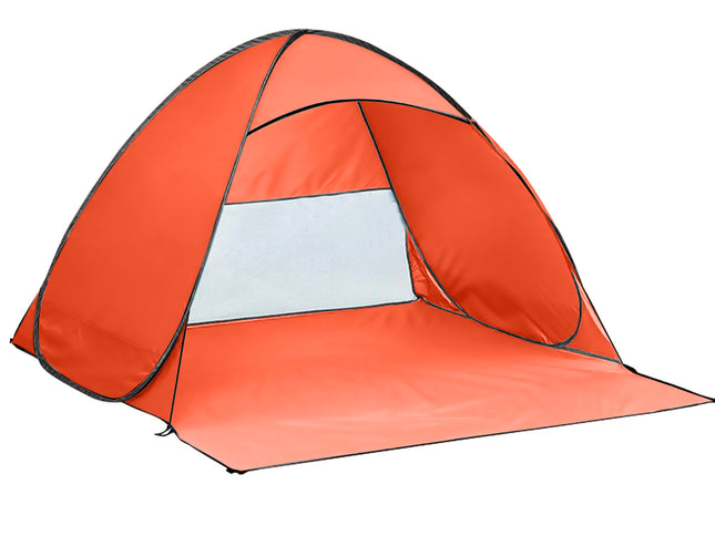 Mountview Pop Up Beach Tent Caming Portable Orange-1864184678626496513