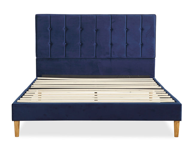 Levede Bed Frame Queen Size Mattress Blue-1973194029877301249