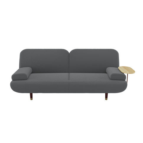 LEVEDE  CONVERTIBLE SOFABED WITH USB CHARGE AND SIDE TABLE-1910112208151515137