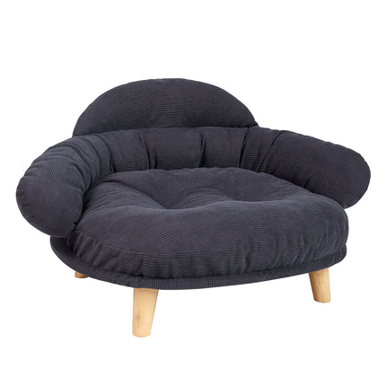 Pawz Elevated Pet Dog Cat Sofa Bed Couch XL Size Grey-1973193512375685121