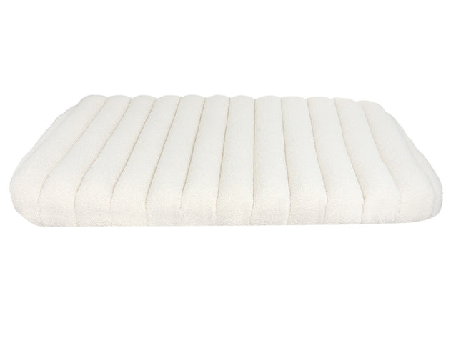 Pawz XL Size Orthopedic Dog Bed with Sherpa Plush Removable Cover in White-2018816753253093377