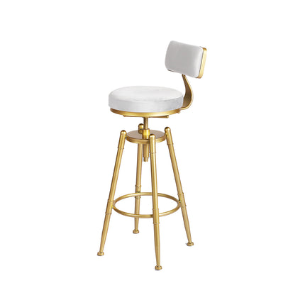 Levede 4x Bar Stools Swivel Kitchen Bar Chair White-2006732717819039745