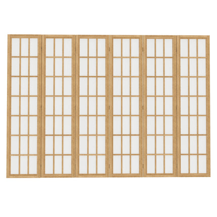 Levede 6 Panel Room Divider 170cm Freestanding Screen-1973193605787029505