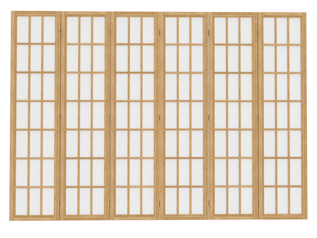 Levede 6 Panel Room Divider 170cm Freestanding Screen-1973193605787029505