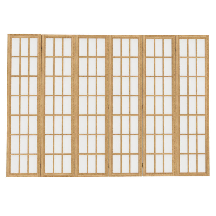 Levede 6 Panel Room Divider 170cm Freestanding Screen-1973193605787029505