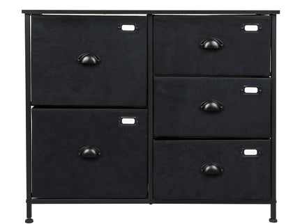 Levede Chest of 5 Drawers Storage Cabinet-1917016729469456385