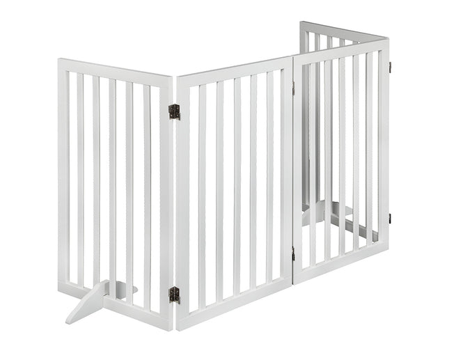 PaWz Wooden Pet Gate Dog Fence Safety White 800x 3MM-1975420452033662977