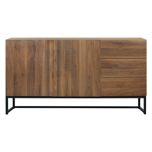 Levede Buffet Sideboard Storage Cabinet Walnut-1917016727884009473