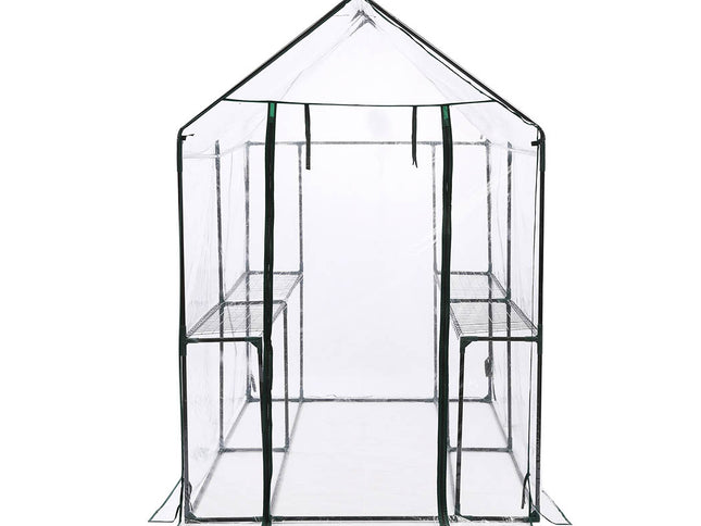 Levede 2 Tier Walk In Greenhouse Garden-1973193775102693377