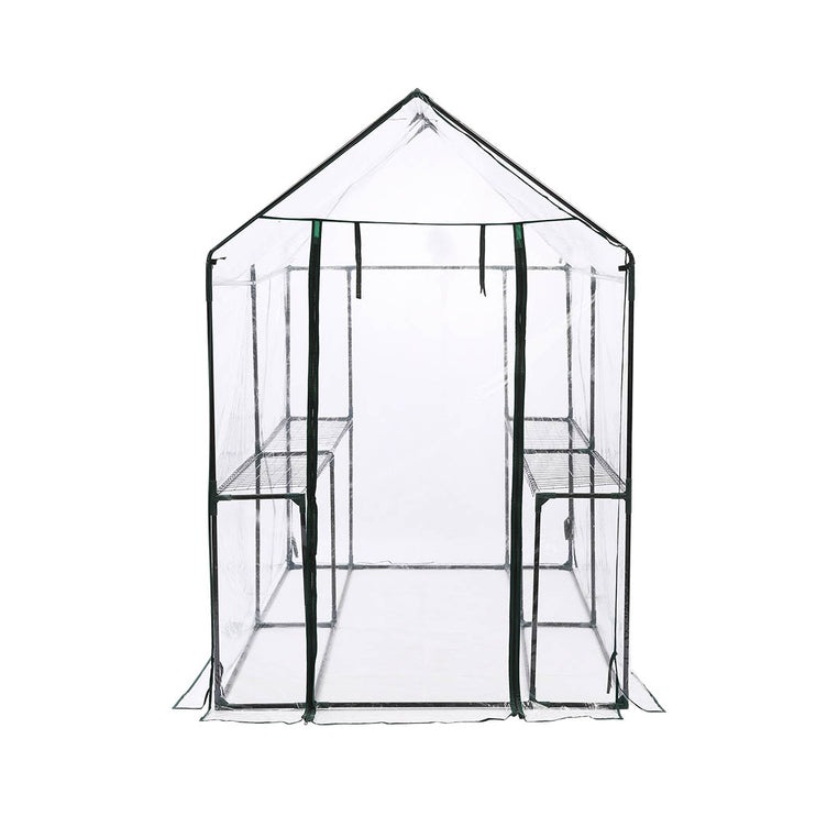 Levede 2 Tier Walk In Greenhouse Garden-1973193775102693377