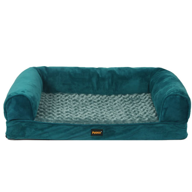 PaWz Pet Bed Sofa Dog Bedding Soft Warm L Blue Large-1954802514780098561
