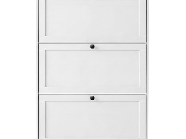 Levede Shoe Cabinet 3 Flip Drawers Adjustable Shelf Shoe Organiser Storage Rack-2050059010387873793