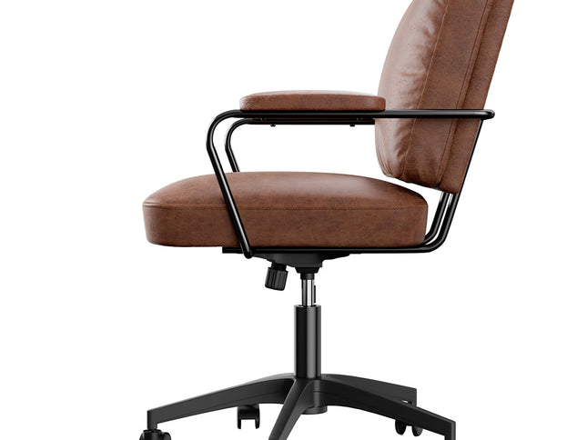 Levede Office Arm Chair Leather Executive Chairs-1973193535456940033