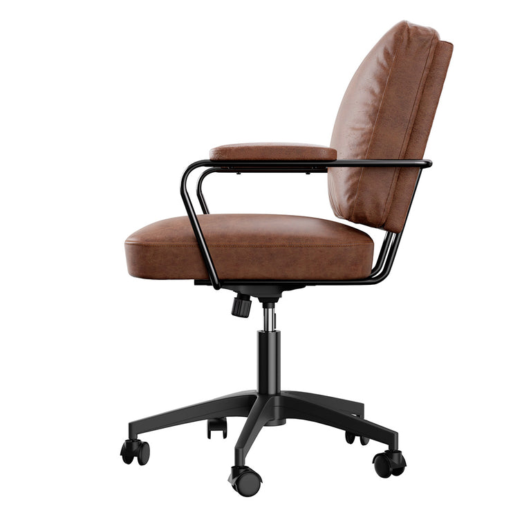 Levede Office Arm Chair Leather Executive Chairs-1973193535456940033