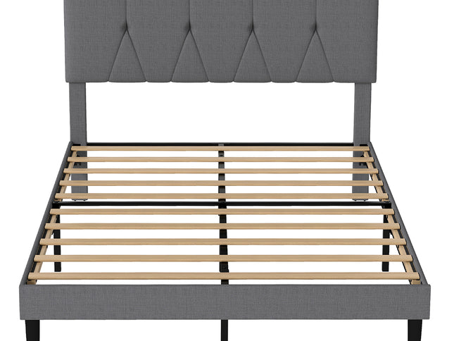 Levede Bed Frame Upholstered Platform Mattress Base Queen-2029387288789782529