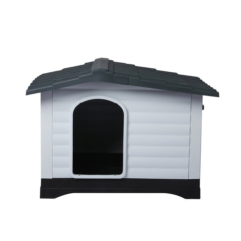 PaWz Dog Kennel Outdoor Indoor Plastic XL Grey-1864184512443977729