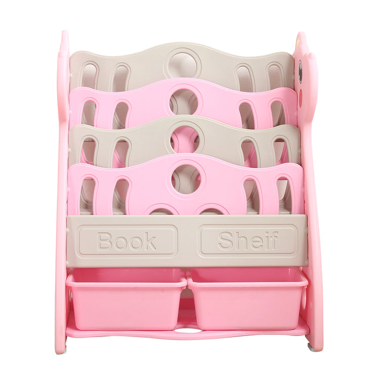 BoPeep Kids Bookshelf Bookcase Magazine Pink-1973194042183389185