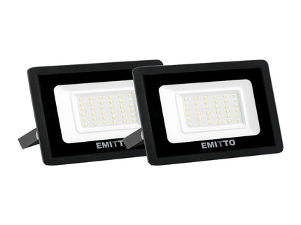 2x Emitto LED Flood Light 30W Outdoor-1831593013537804289