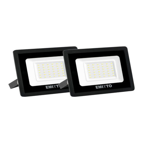 2x Emitto LED Flood Light 30W Outdoor-1831593013537804289