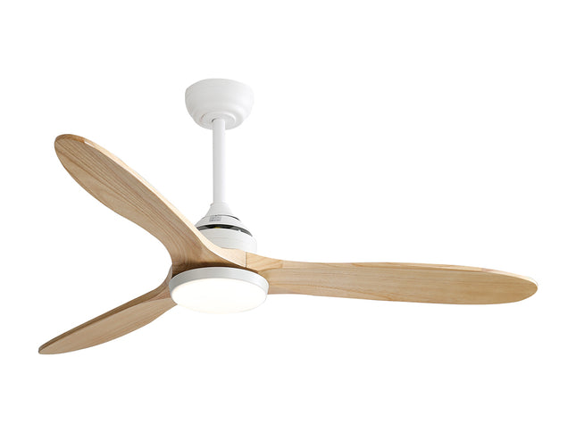 Spector 52'' Ceiling Fan LED Light DC Natural-1973193857323634689