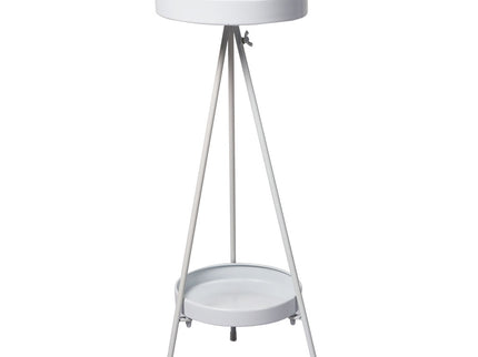 Levede Plant Stand 2 Tiers Outdoor Indoor White Large-1864184723920785409