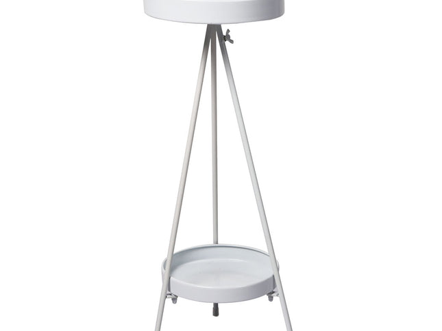 Levede Plant Stand 2 Tiers Outdoor Indoor White Large-1864184723920785409