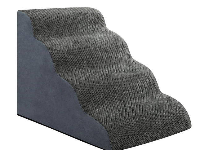 Pawz 4 Steps Pet Stairs Dog Ramp High Density Foam Grey-1973193539760295937