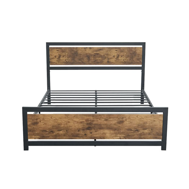Levede Metal Bed Frame Mattress Base Queen-1954802932310478849