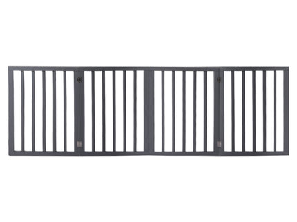 Wooden Pet Gate Dog Fence Retractable Grey 600x 3MM-1864184510149693441