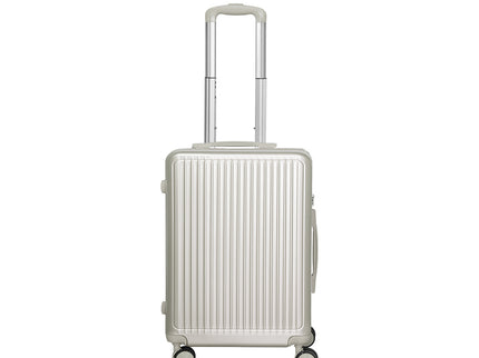 Slimbridge Luggage Suitcase Trolley White 2pc 14"+20"-1864184373071450113