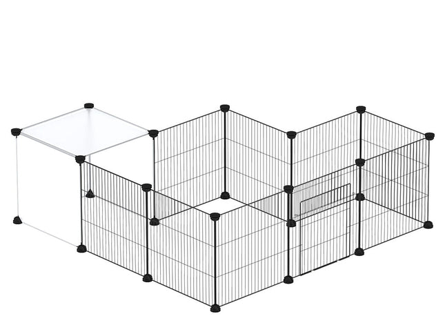 Pawz 14 Panels Hamster Playpen Puppy Small Pets Fence-2011971115852894209