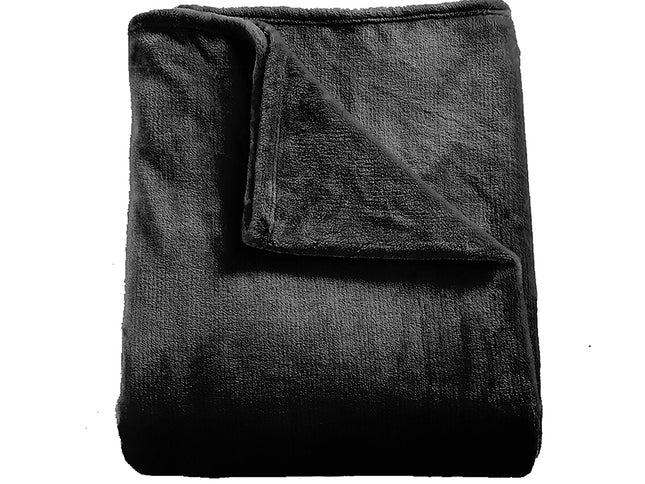 DreamZ 320GSM 220x240cm Ultra Soft Mink Black Queen-1942353323986391041