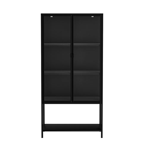 Stacked Glass Display Cabinet Collections Storage-1917016714361573377