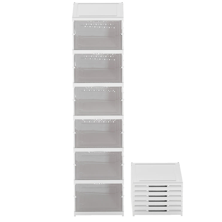 Levede 6 Pcs Shoe Box Home Shoe Shelf Storage Organizer-2006733421182849025