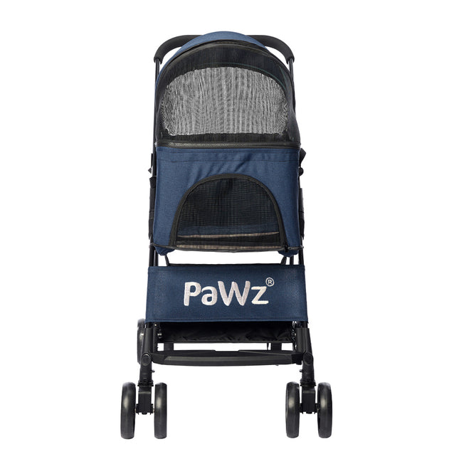 PaWz Large Pet Stroller Dog Cat Carrier Blue-1973193718429257729
