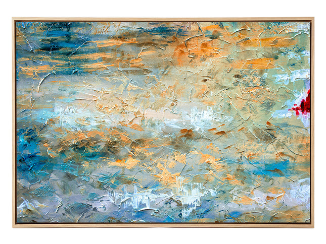 Yezi Modern Canvas Wall Art Large Framed Abstract Painting Decor 70x100cm-2061251858118348801