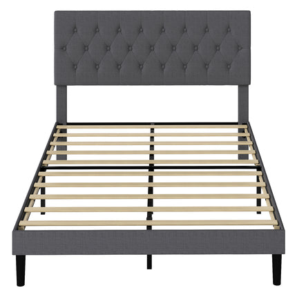 Levede Bed Frame Upholstered Platform Mattress Base Queen-2029387290161319937