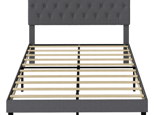 Levede Bed Frame Upholstered Platform Mattress Base Queen-2029387290161319937