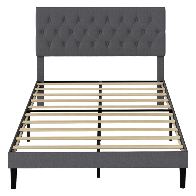 Levede Bed Frame Upholstered Platform Mattress Base Queen-2029387290161319937